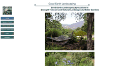 Desktop Screenshot of goodearthlandscaping.com